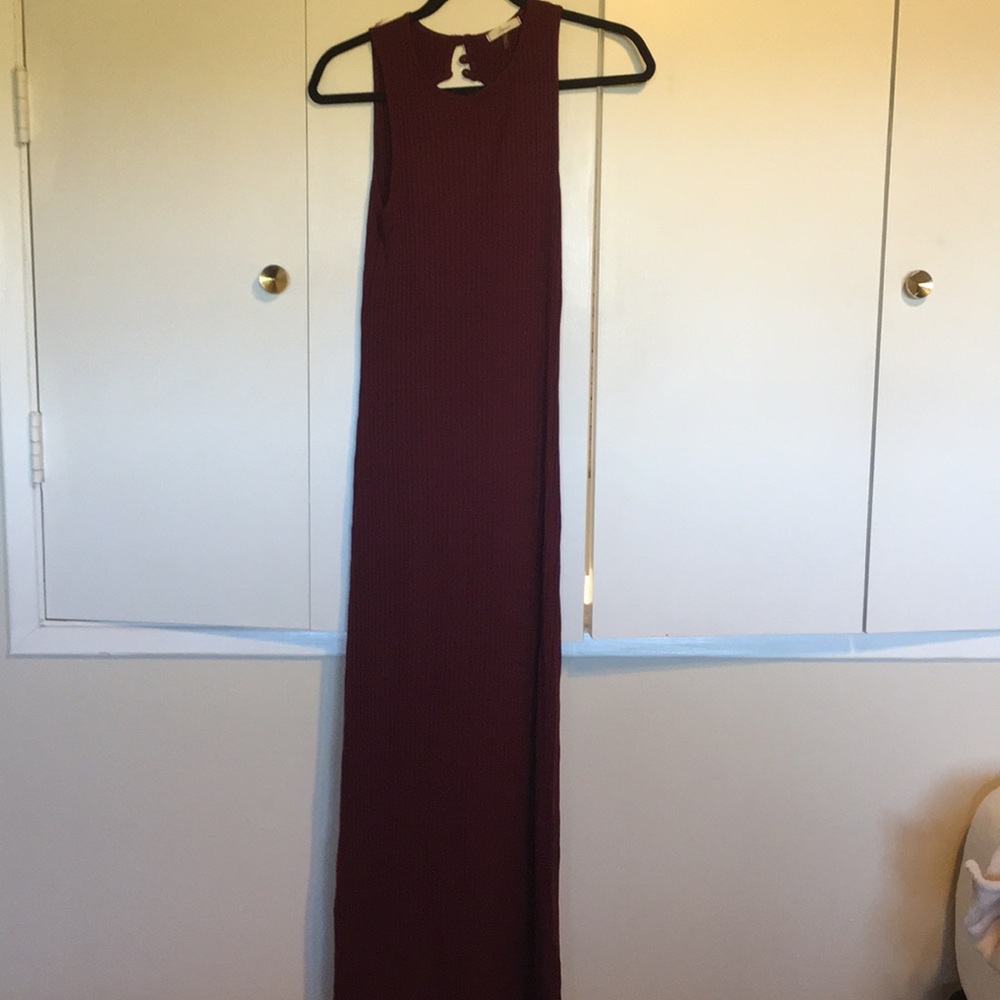 Burgundy Maxi Dress